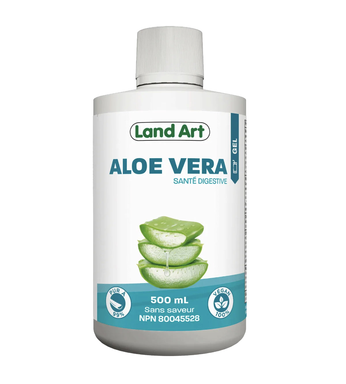 Aloe Vera - Gel Buvable - Nature - Land Art - 500ml